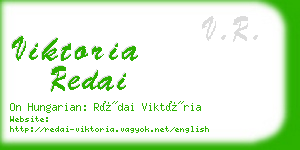 viktoria redai business card